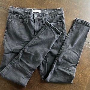 Black slim jeans by Madewell